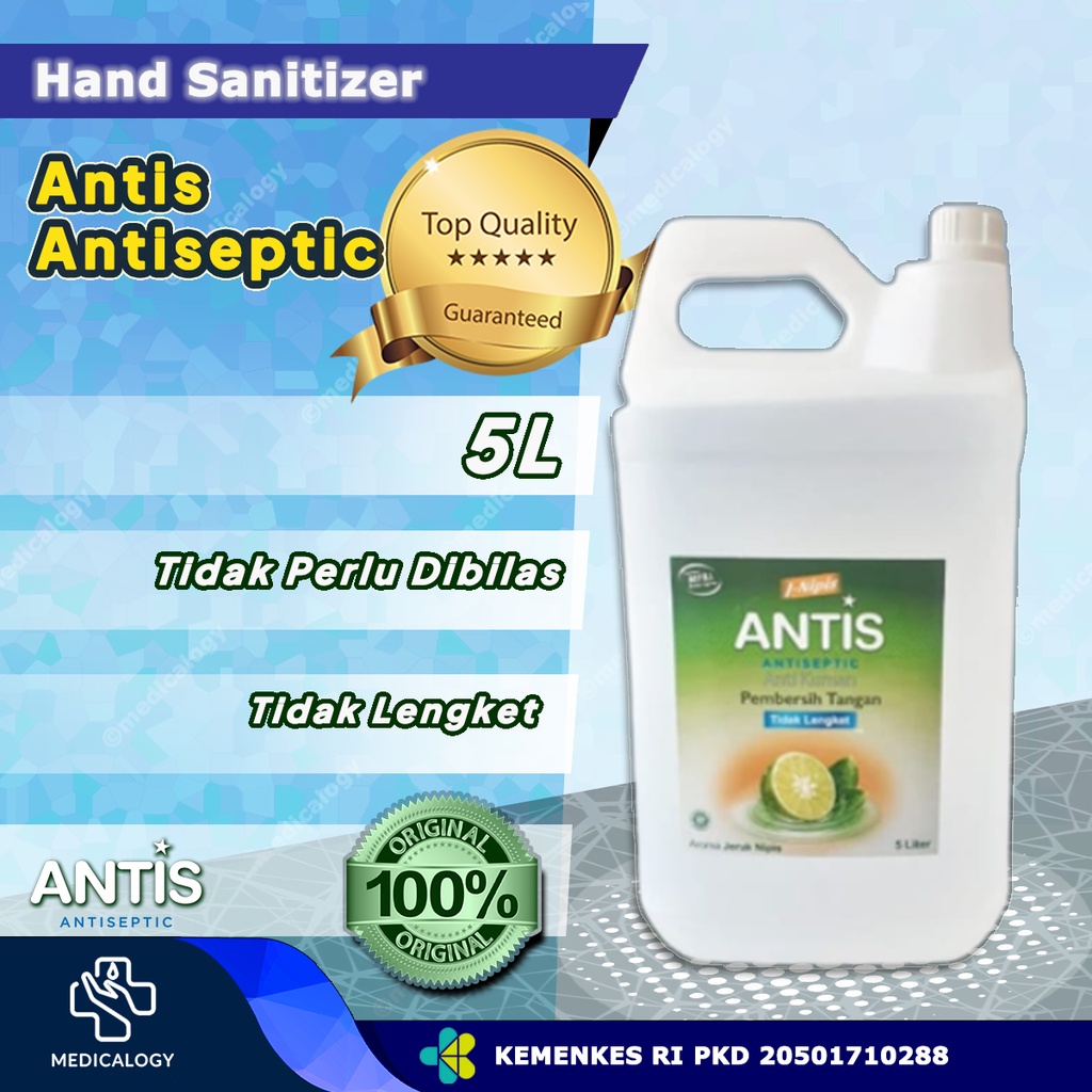 Antis Antiseptika Hand Sanitizer 5 Liter