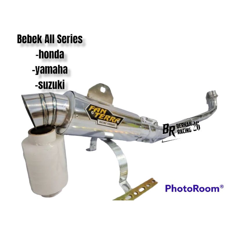 knalpot racing fantera supra x 125 karisma vega jupiter smash revo supra fit blade supra x astrea ti