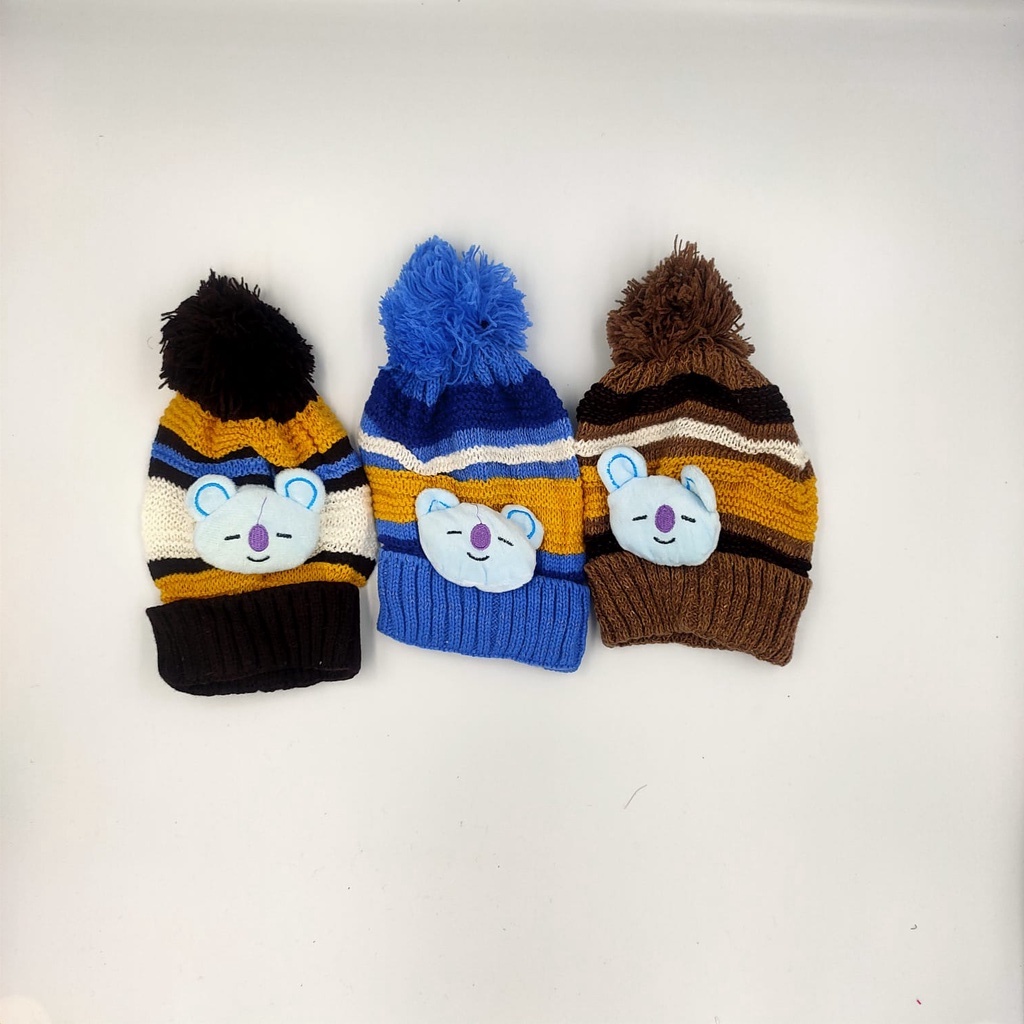 TOPI RAJUT BAYI / TOPI KUPLUK BAYI / TOPI RAJUT ANAK / TOKOLIELYS