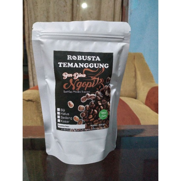 

Kopi Robusta Temanggung 100% Murni