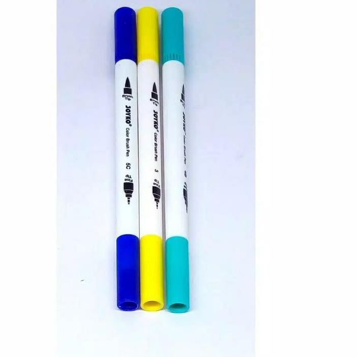 

Limited! JOYKO brush pen CLP-07 24 color Double tip pena kuas warna ✔