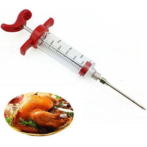 

>>>>>] Suntikan Makanan Delidge Injektor Bumbu Marinade Daging BBQ HC117 Red