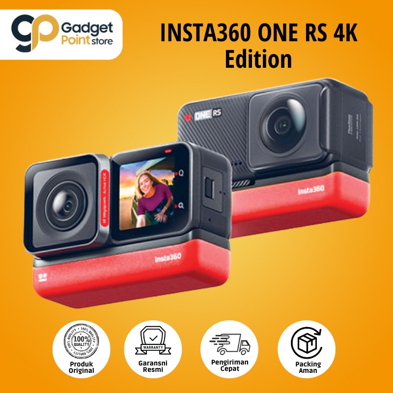 Insta360 ONE RS / R S 4K Edition Action Camera Garansi Resmi