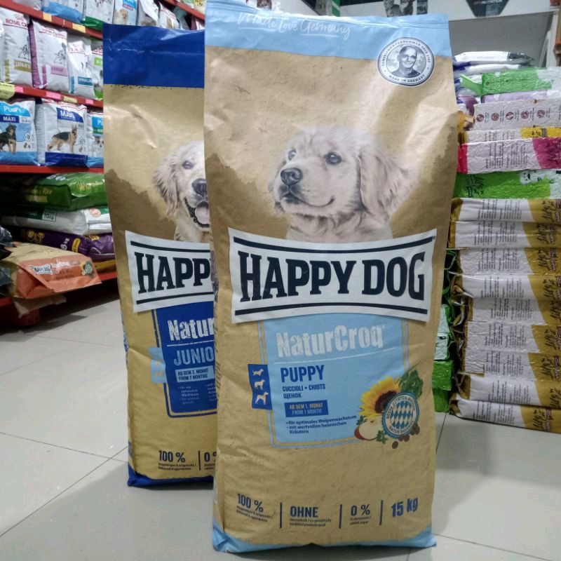 Makanan Anjing Happy Dog HappyDog NaturCroq Puppy 15 kg (GOJEK) dry good dog food anjing Anakan
