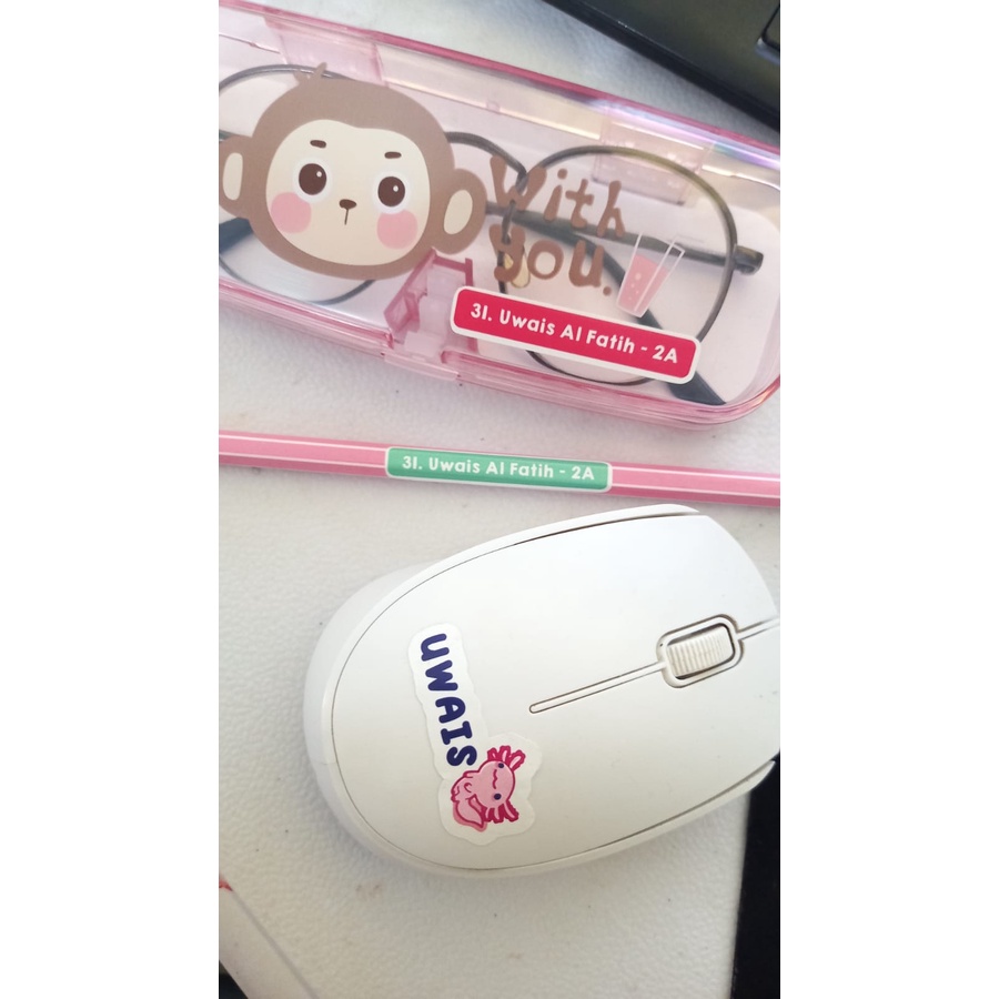 

LABEL STICKER NAMA WATERPROOF MURAH BEST SELLER