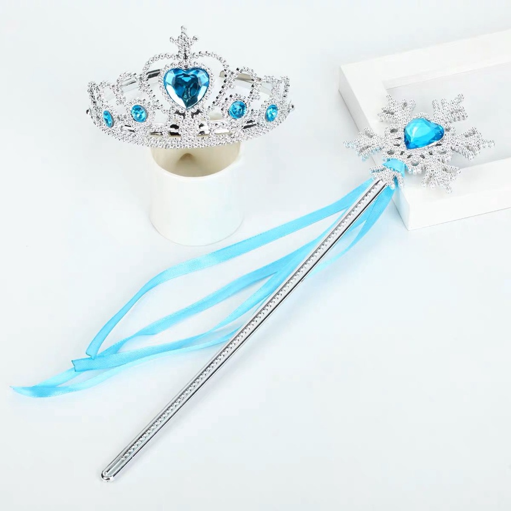 Mahkota &amp; Tongkat Magic frozen elsa anna anak