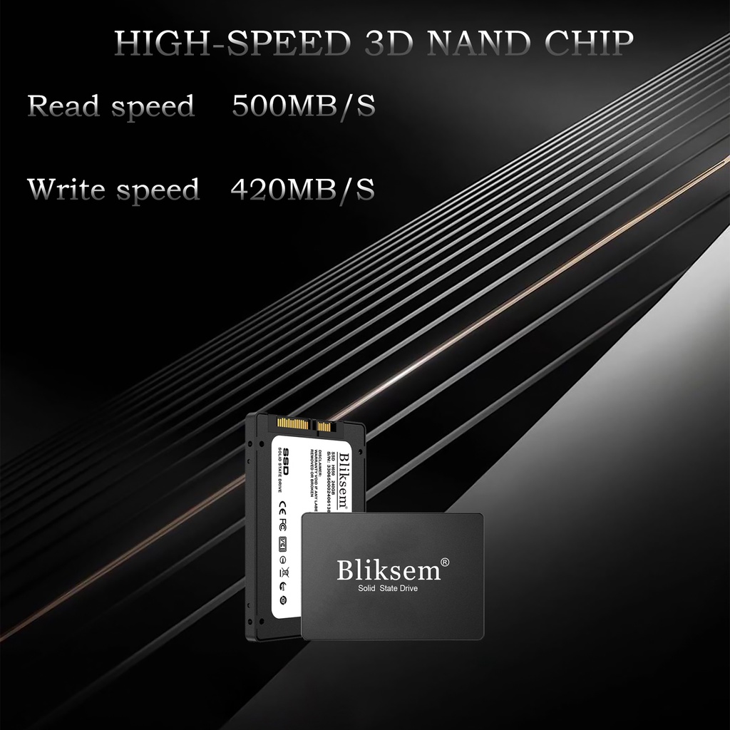 Bliksem 2.5 satsata3 ssd 120gb 128gb 240gb 256gb 60gb 480gb 512gb Untuk Laptop / Desktop