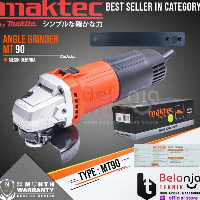 Mesin Gurinda Tangan Maktec MT 90 4 Inch 540 Watt Gurinda Maktec MT90