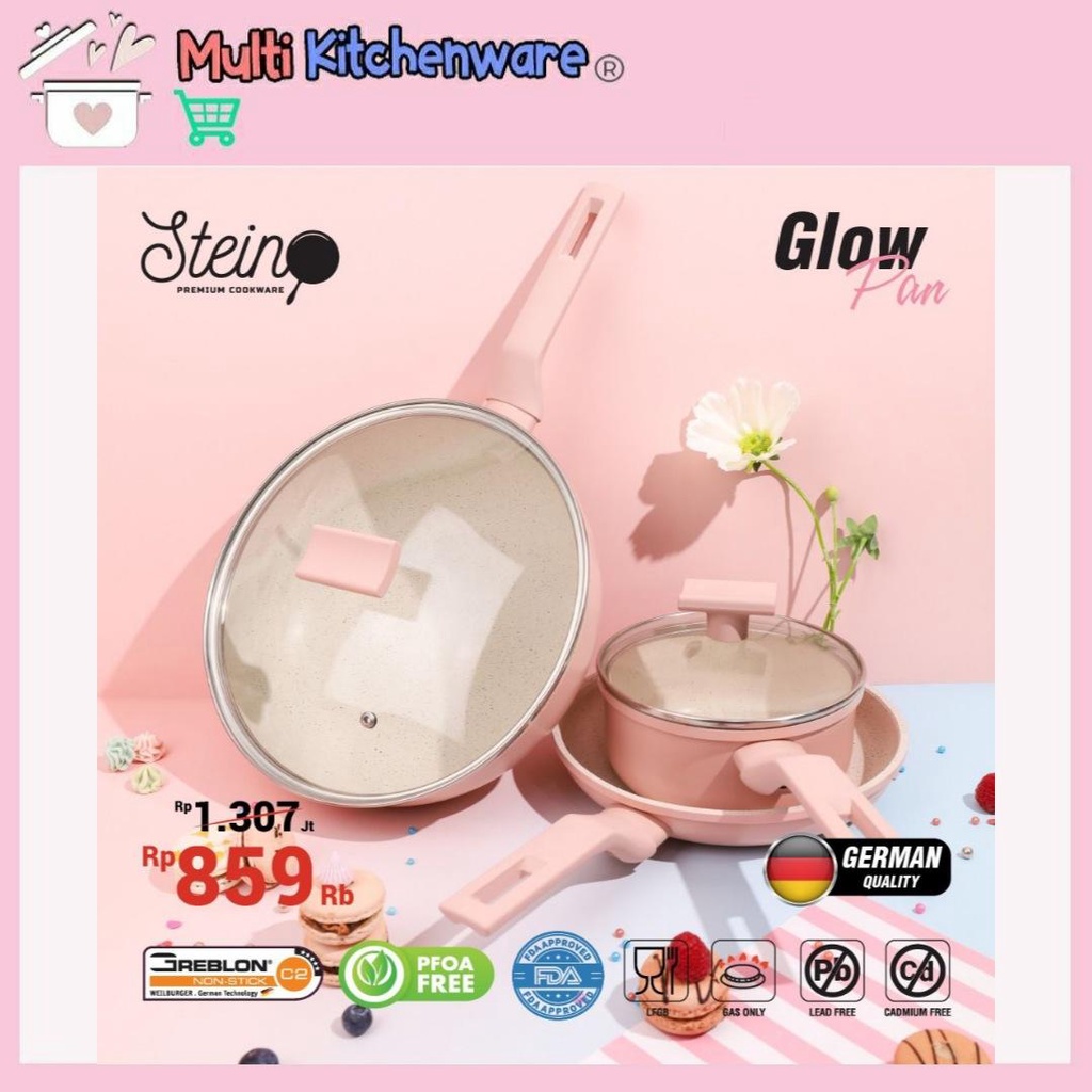 Stein Cookware Glow Pan / Paket Glowpan Stein Cookware