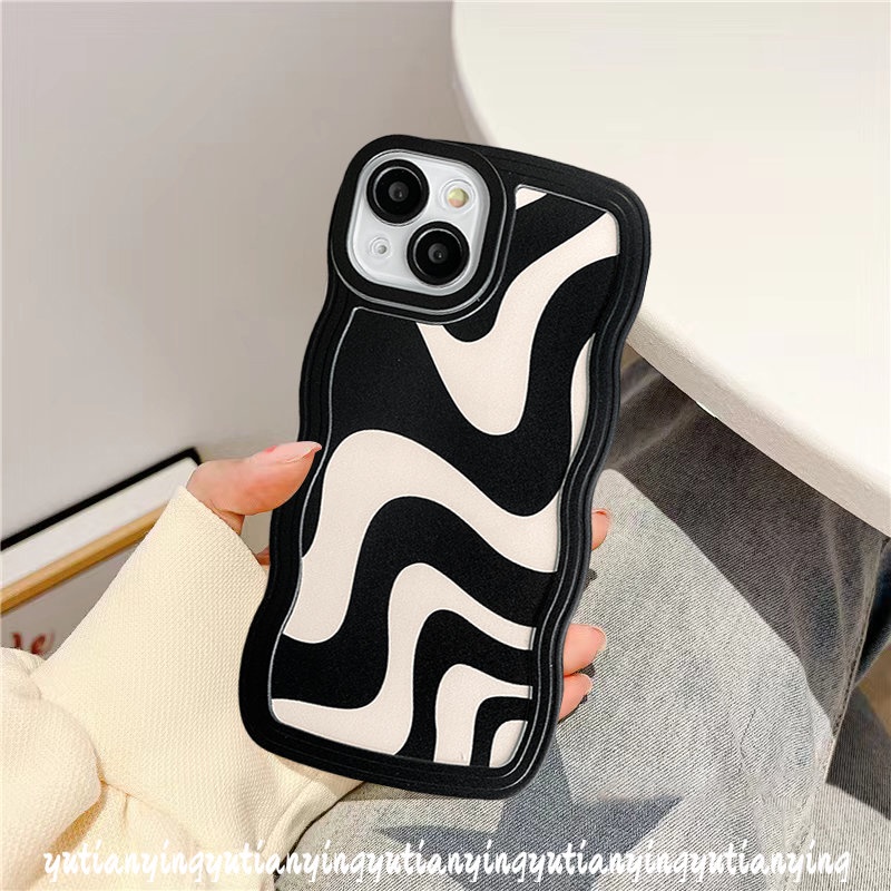 Soft Case Tpu Motif Zebra Untuk iPhone 13 11 Pro Max 7 8 6 6s Plus XR X XS Max 12 14 Pro Max 14 Plus SE 2020