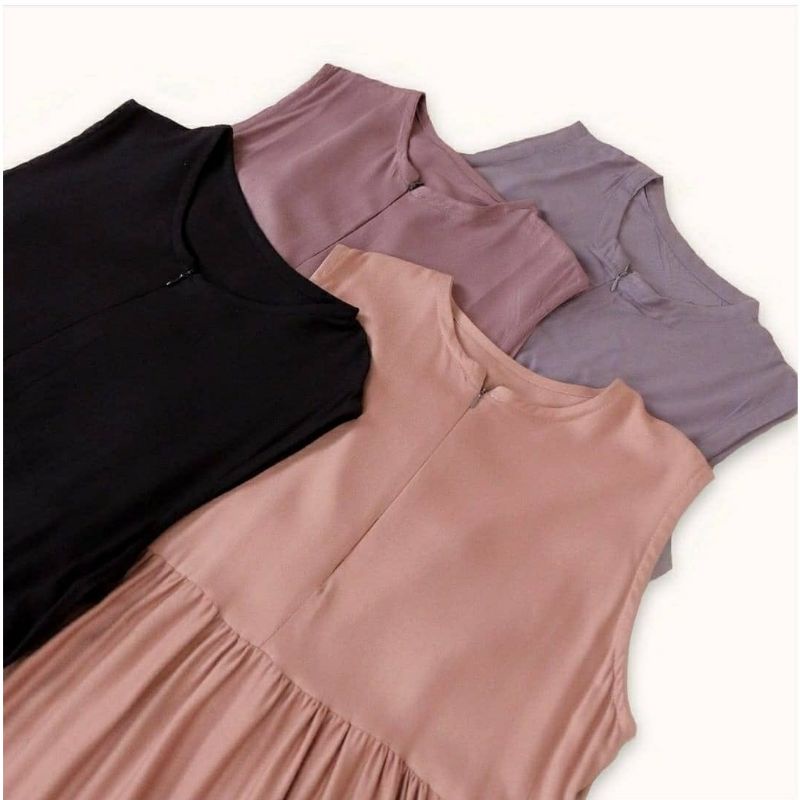 gamis tanpa lengan /inner tanpa lengan /outer