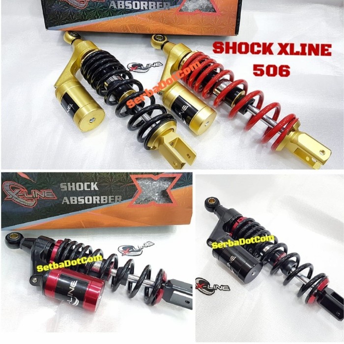 SHOCK XLINE 506 BEAT MIO SCOOPY 310 mm Model G Plus not yss ride it murah