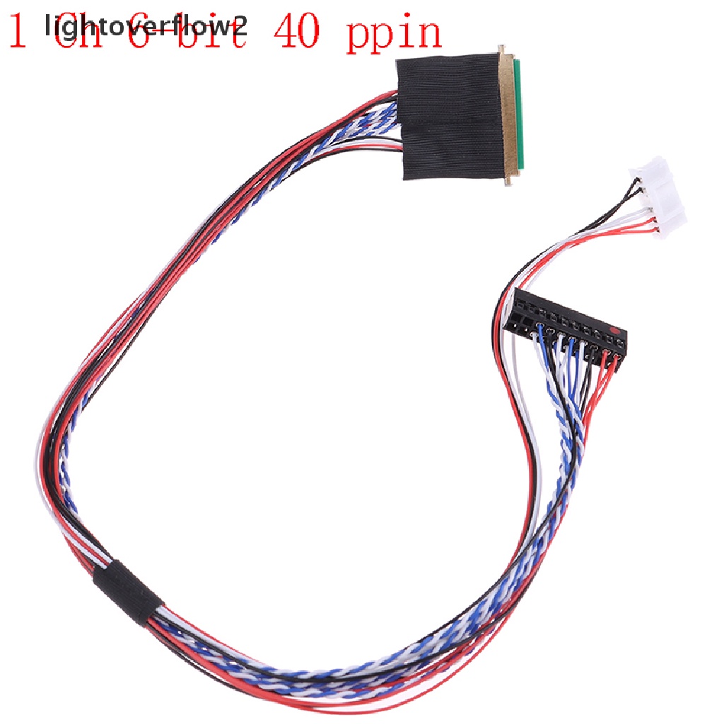 (lightoverflow2) I-pex 20453-20455 Kabel Panel Display LCD / LED 40pin 1ch 6 bit LVDS