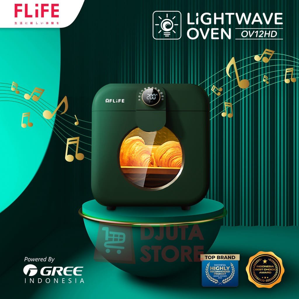 FLife LIGHTWAVE AIR FRYER OVEN OV12HD