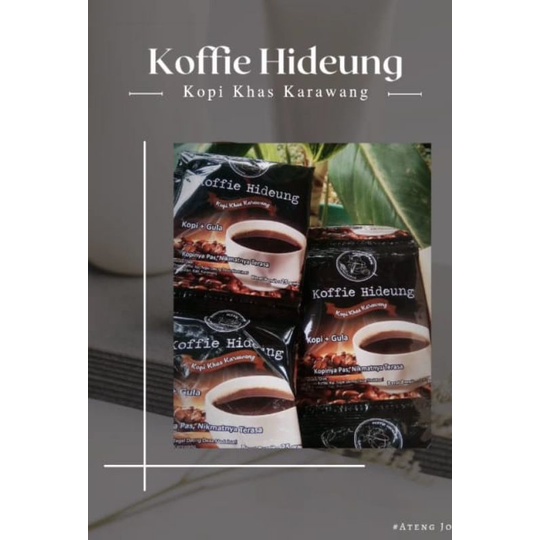 KOPI HITAM/KOPI HIDEUNG KHAS KARAWANG KOPI SIAP SAJI KOPI MURAH