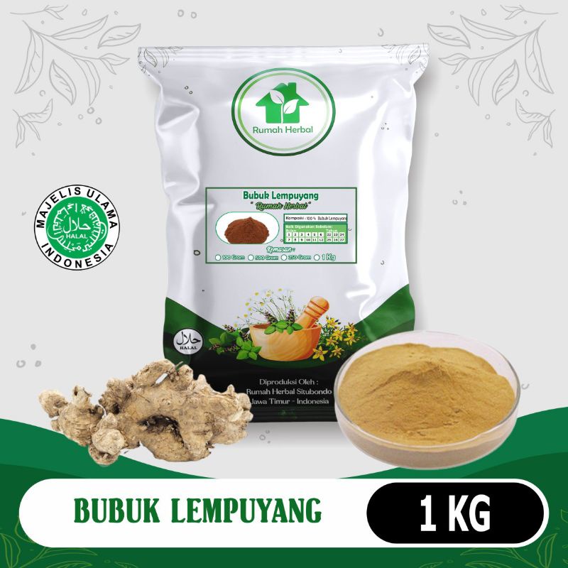 

Bubuk lempuyang murni kemasan 1kg