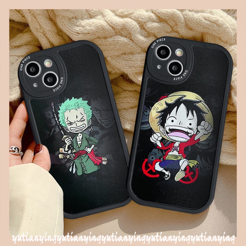 Soft Case Tpu Motif Kartun One Piece Luffy Sauron Untuk iPhone 7Plus 6Plus XR 11 13 12 14 Pro Max X XS Max 6 6s 7 8 Plus SE 2020