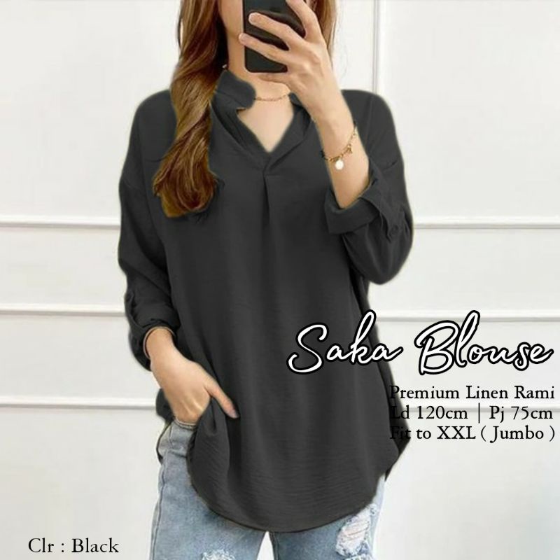 SAKA  BLOUSE WANITA TERBARU