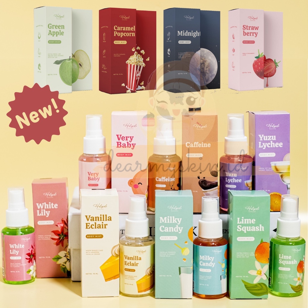 [VARIAN POPCORN READY SIAP KIRIM] Bodymist Holigrels | Holigrels Bodymist