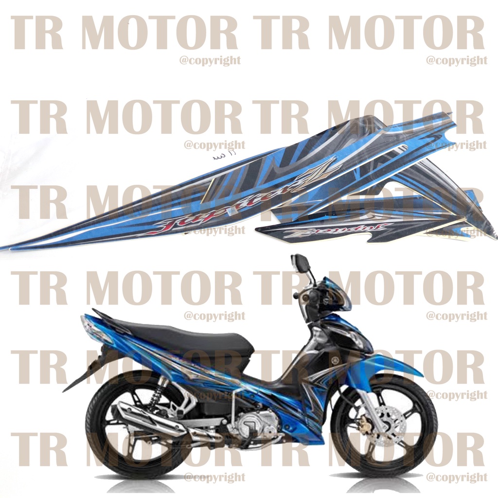 Stiker Motor Jupiter Z 2011 Sticker Striping Lis Full Set Motor