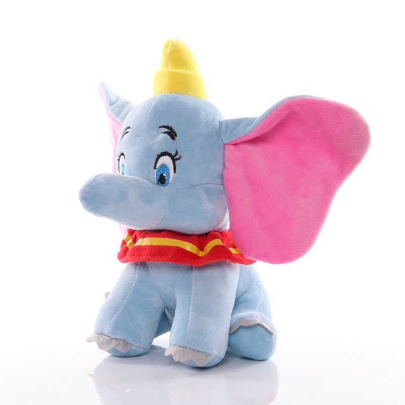 Mainan Boneka Stuffed Plush Dumbo Kartun Gajah 23cm 13cm Untuk Hadiah Ulang Tahun