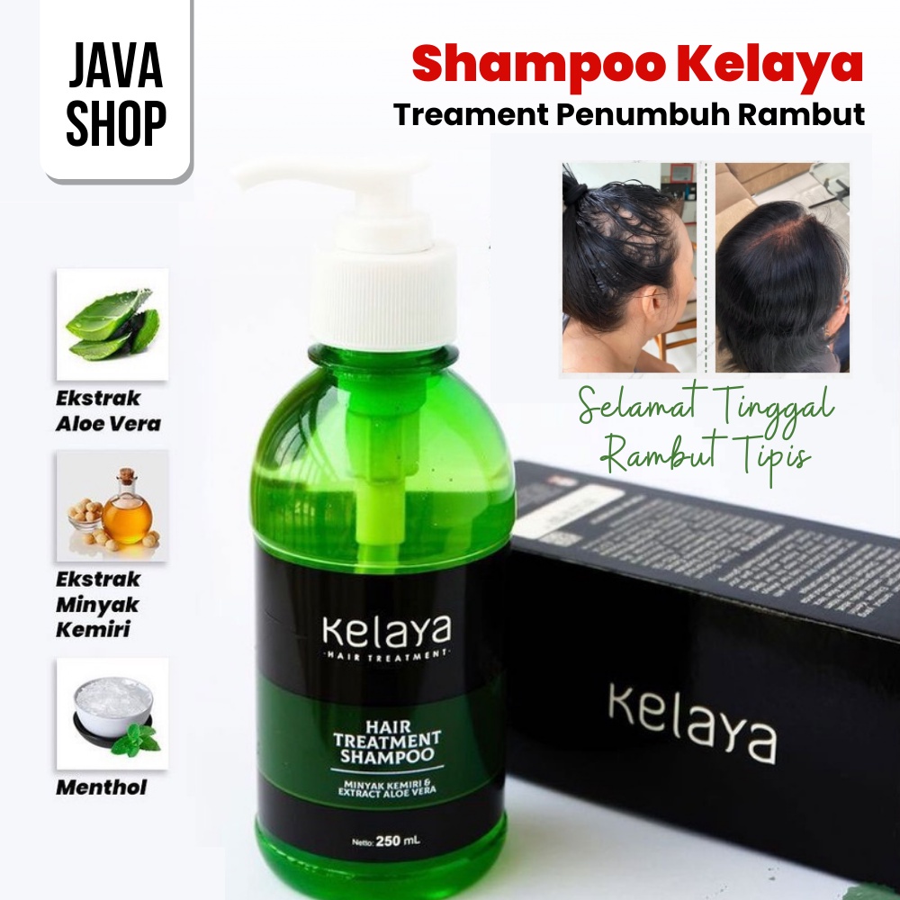 JAVASHOP Shampo Kelaya Hair Treament Penumbuh Rambut Rontok