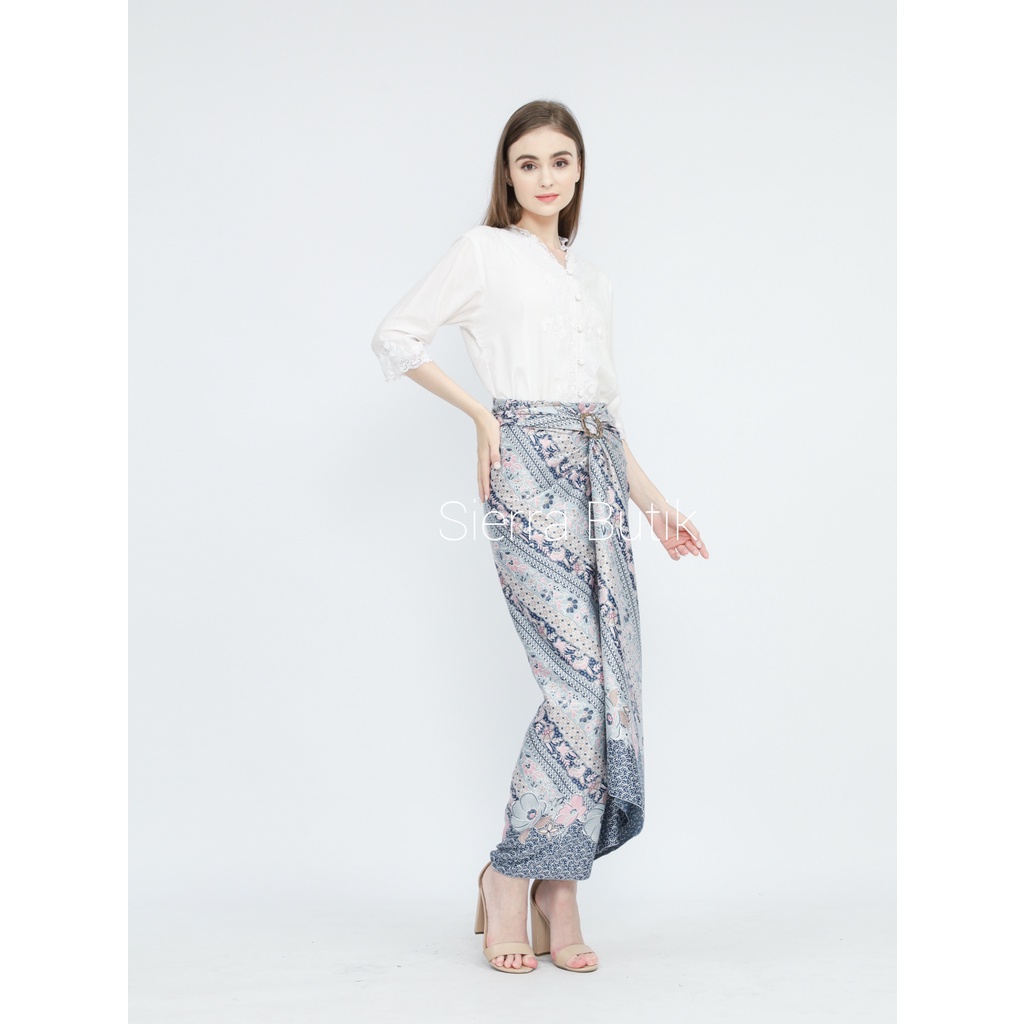 ROK LILIT BATIK GREYISH BLUE PREMIUM