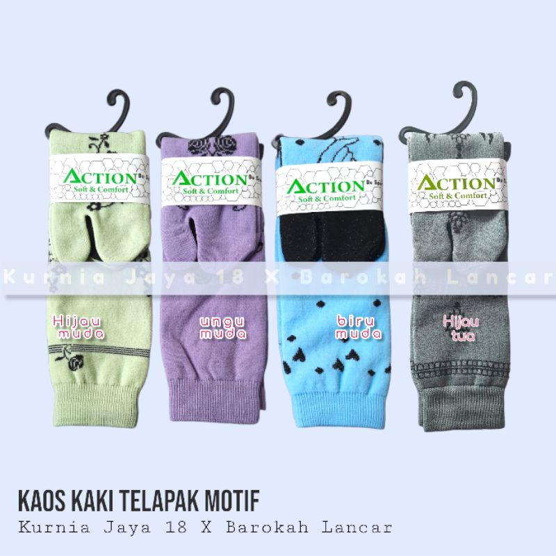 KAOS KAKI JARI WARNA / KAOS KAKI JEMPOL / KAOS KAKI MUSLIMAH / KAOS KAKI