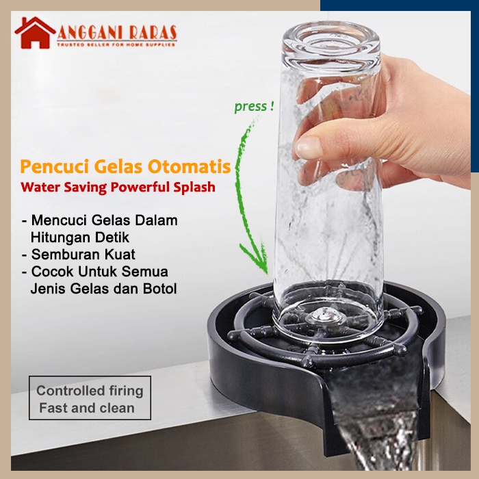 Pencuci Gelas Bar Resto Cafe Otomatis Glass Cup Rinser Washer Otomatic