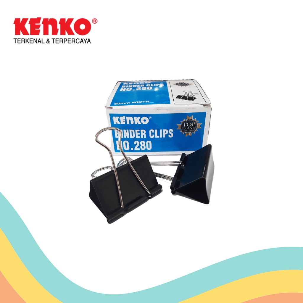 

BINDER CLIP KENKO 280 (1 BOX)