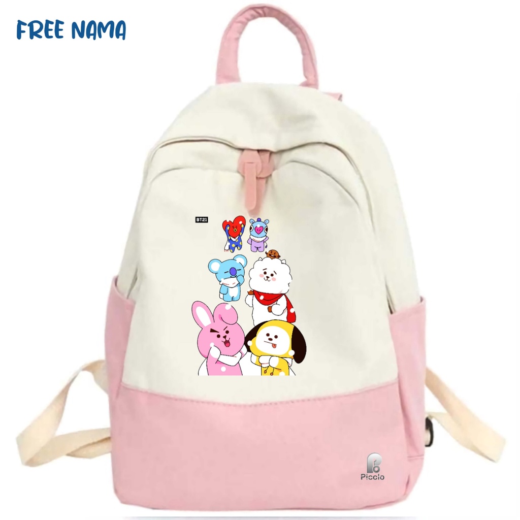 Tas Sekola Anak-anak SD Tas Backpack Bts Bt21