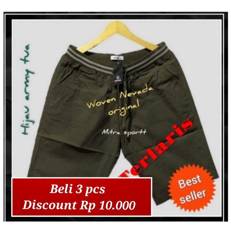 mitra sportt .. ( akun asli ) .. celana pendek woven  Nevada  dewasa original ukuran besar