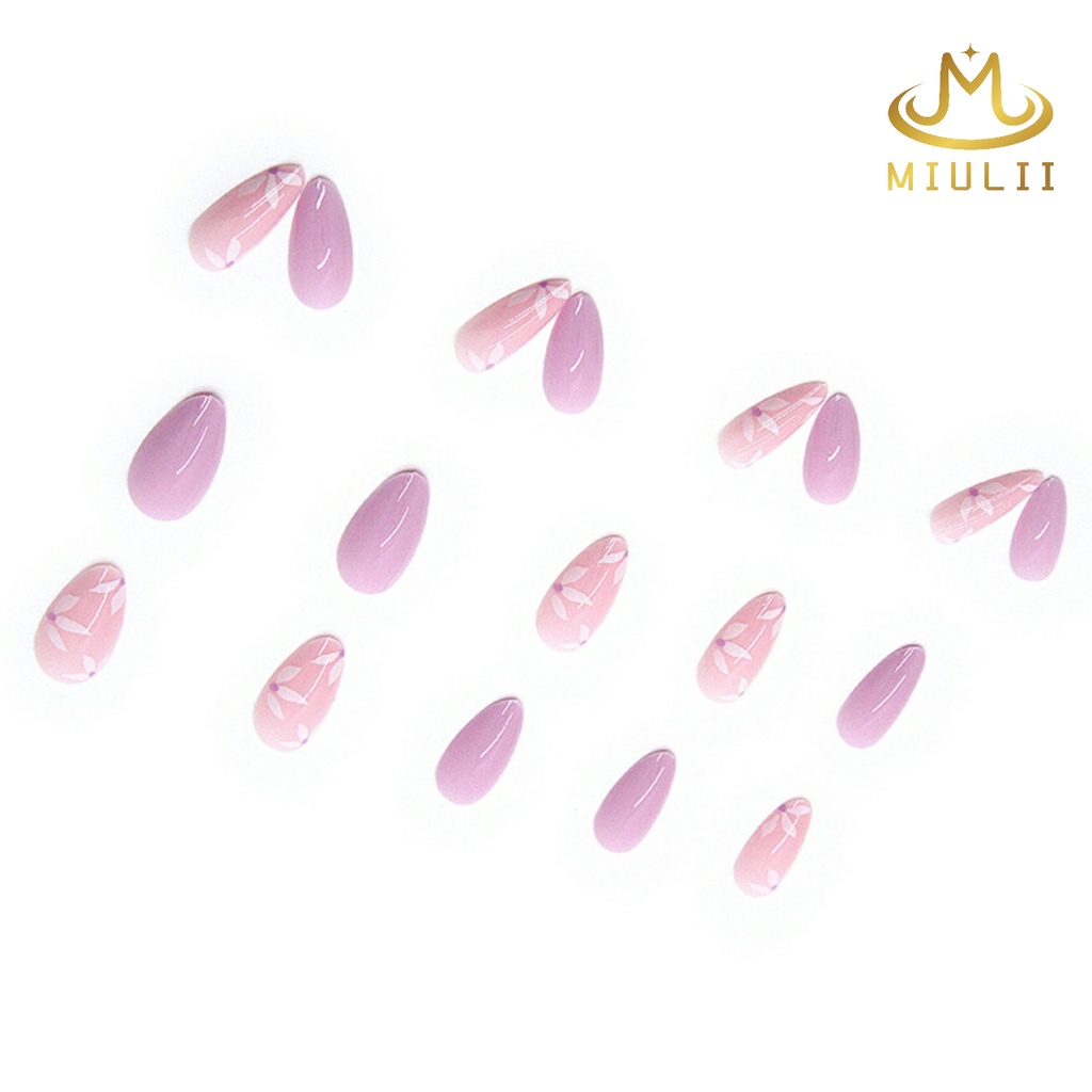 MIULII / KUKU PALSU   A0545  / 24PCS / 3D / NAIL ART / PREMIUM / CUTE / FREE LEM JELLY / KUTEK