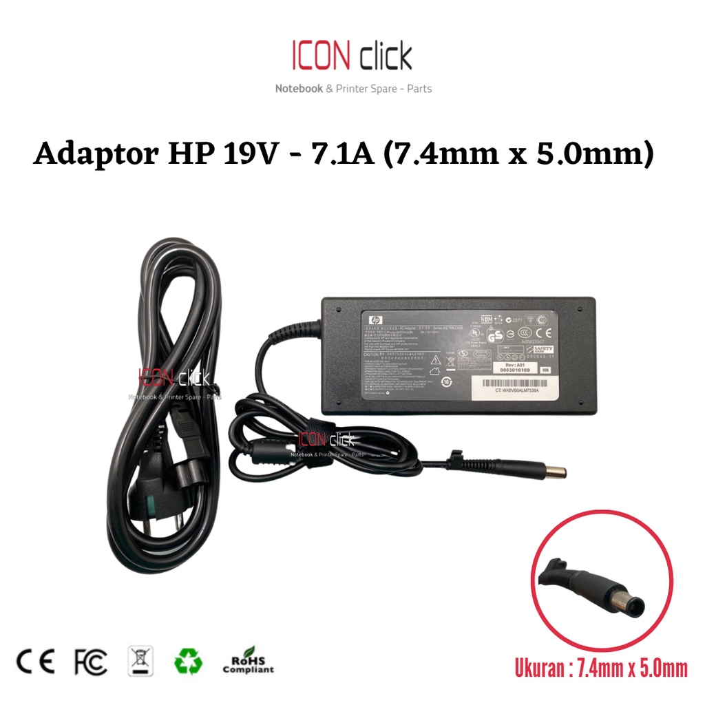 Adaptor Charger Laptop HP Touchsmart 600 600-1015KR 600-1020LA 600-1037D 600-1038D 600-1050A 600-105