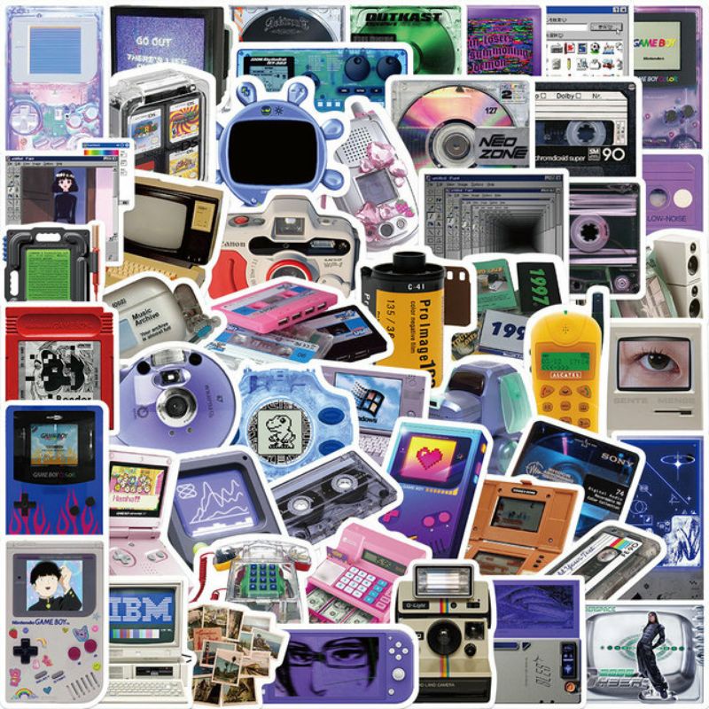 

Stiker Pack Elektronik Style 260145- Stiker Aesthetic Keren Imut Laptop, Aksesoris Hp, Anti Air, Motif, Helm, Tumbler, Koper, Kulkas