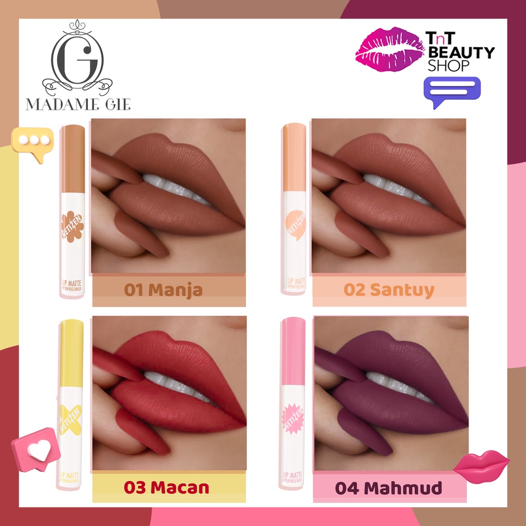 Madame Gie Netizen Make Up Lipstick +62 - Make Up Lip Matte