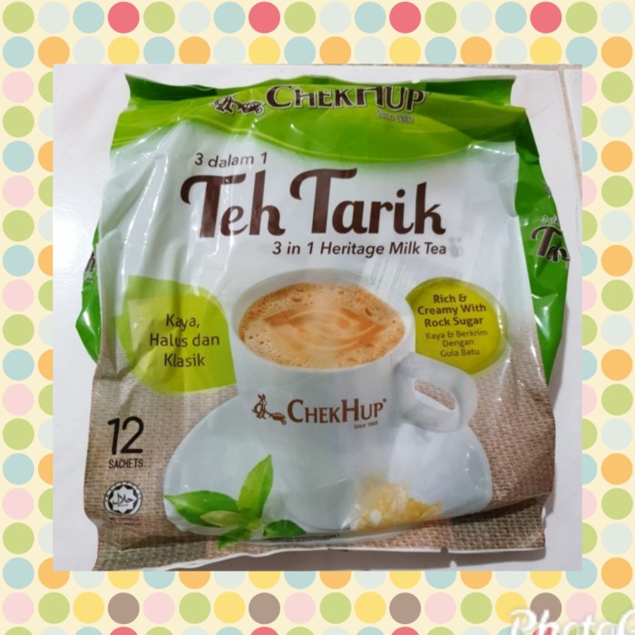 

Teh tarik chek hup malaysia 12 sachet
