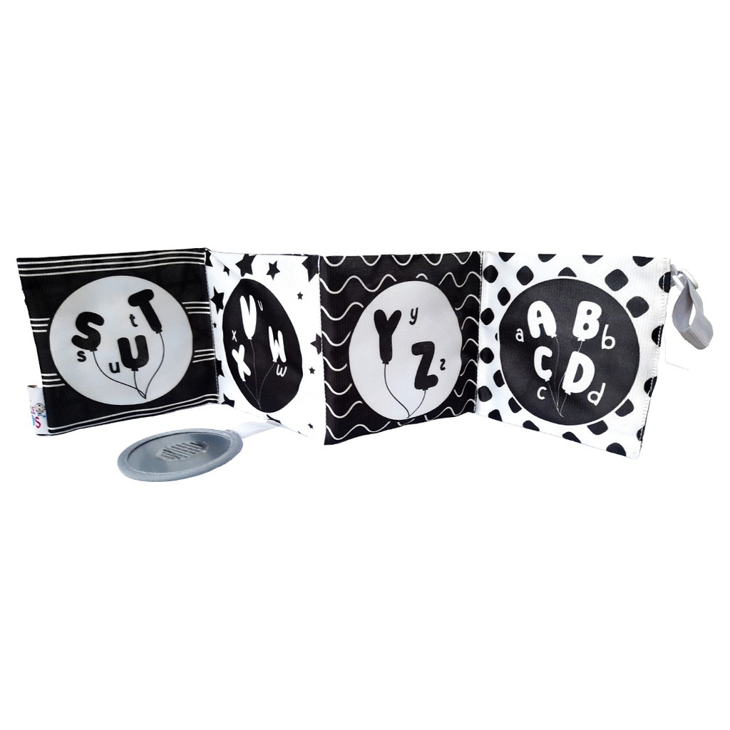 Soft Book Monochrome Alphabet -Little Friends- LFS1051