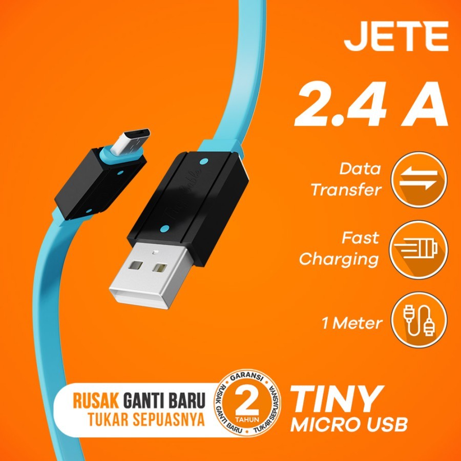 JETE C81 Charger Dual Output 2.4A Fast Charging