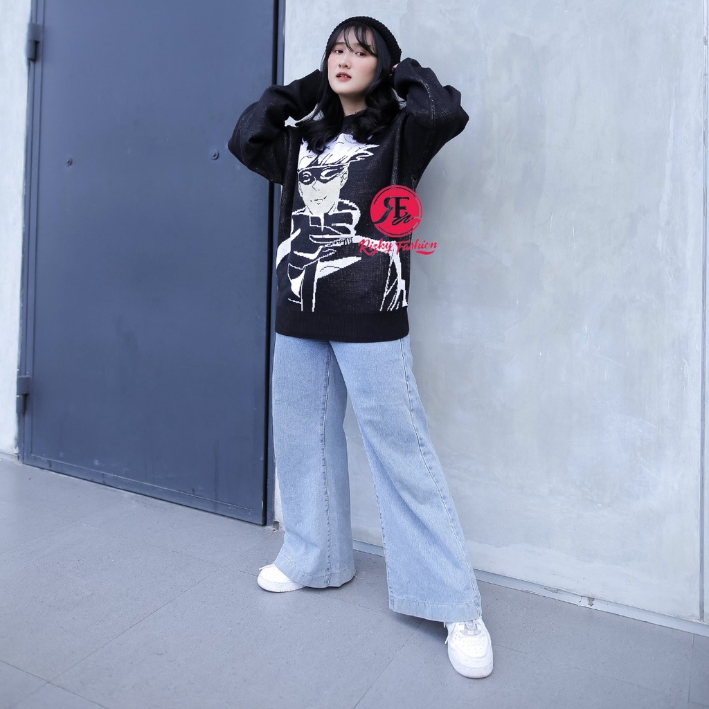 Gojo jujutsu kaisen knitwear sweater