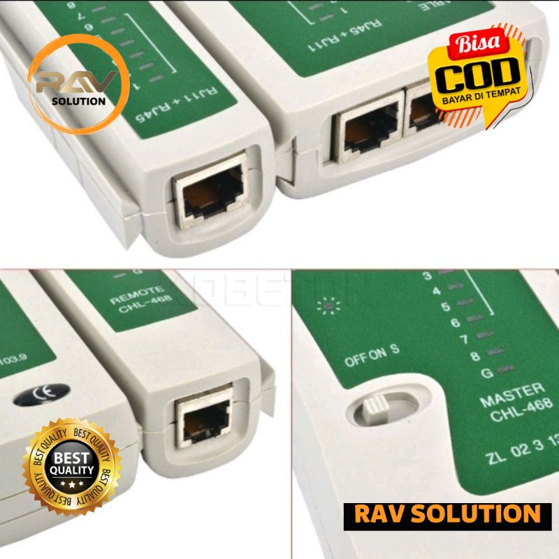 LAN TESTER / CABLE TESTER RJ 45 / RJ 11 CAT 5 CAT 6