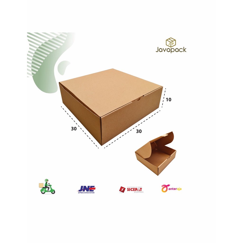 

Kardus die cut 30x30x10cm | Kardus packing | dus packing
