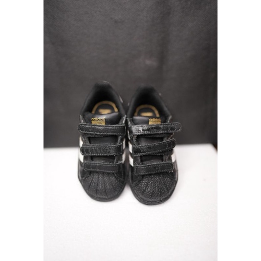 Adidas Superstar Kids Original Black Shoes Sepatu Anak Asli Second Preloved