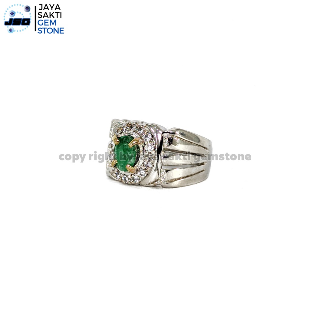 Natural Batu Permata Emerald Berly Zamrud Colombia Ce Minor EBZC16