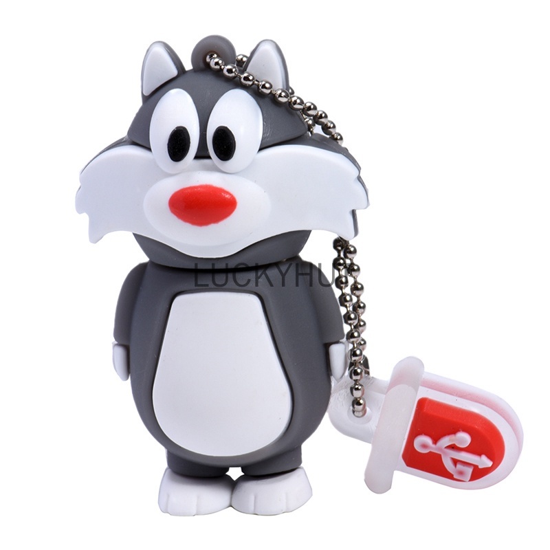 Pendrive Standing Tupai Hitam / Coklat / Abu-Abu 1TB 2TB / 1TB / 32GB / 64GB / 16GB / 32GB