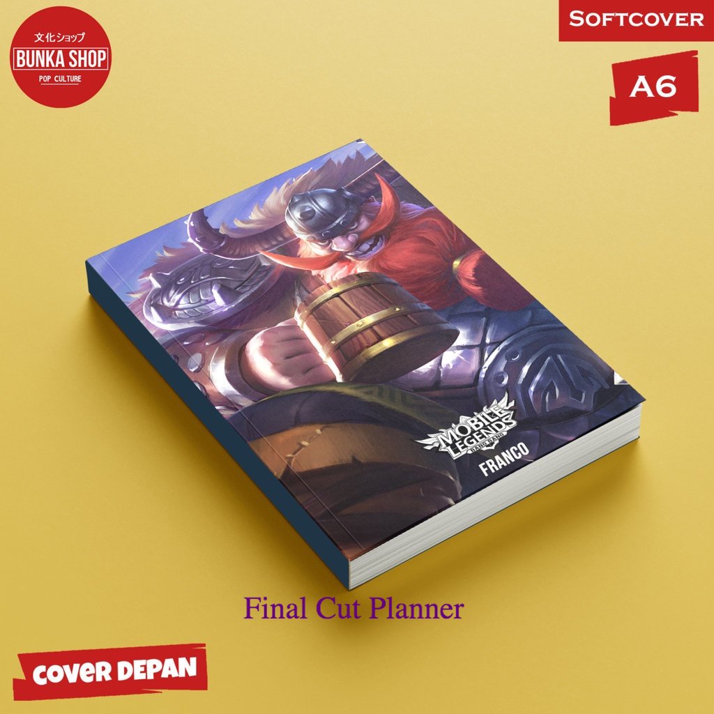 

Poket Note Mobile Legends Franco Softcover A6 Buku Tulis Catatan Agenda Planner Jurnal .