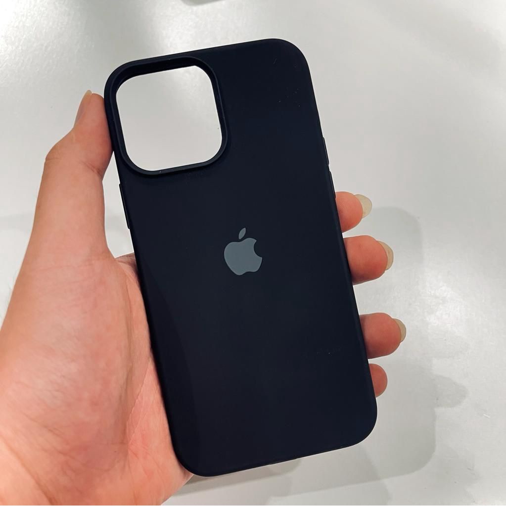 Silicone Case Rubber Anti Noda Black Edition iPhone 14 Pro 14 Plus 13 Promax 13 12 Pro Mini 11 Promax X Xr Xsmax Silicone Case Anti Noda Rubber Black Edition