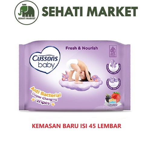 Tisu basah cussons