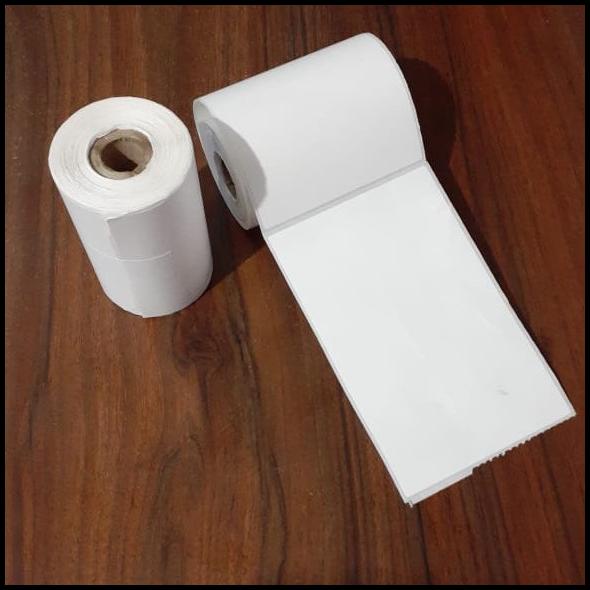 Label Thermal Sticker 80X120 Mm Untuk Panda Prj-80Bl Printer Bluetooth