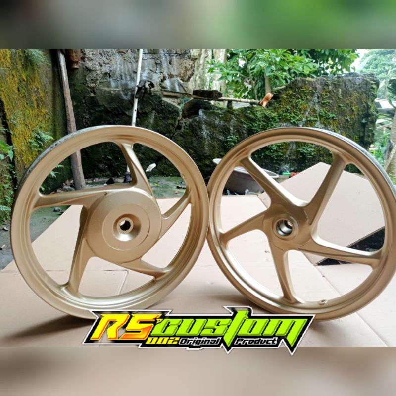 Velg Racing Original Honda Scoopy Karbu PNP Scoopy Fi Warna Gold
